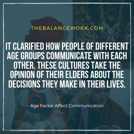 Age Factor Affect Communication