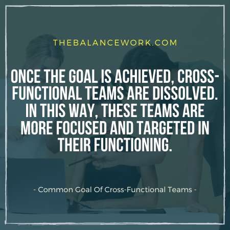 Common Goal Of Cross-functional Teams