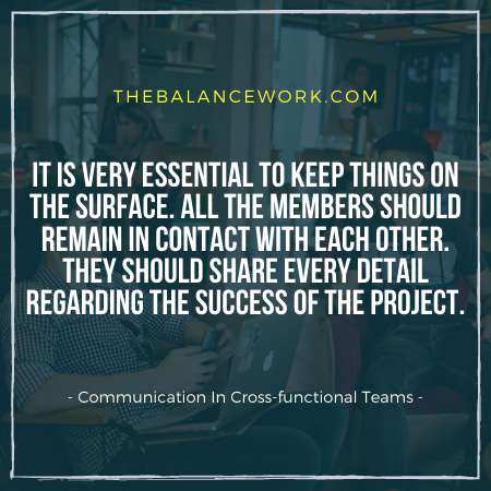 Communication In Cross-functional Teams