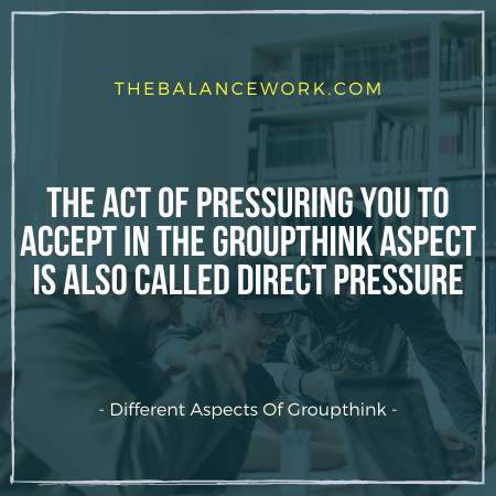 Different Aspects Of Groupthink