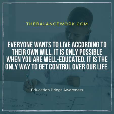 Education Brings Awareness