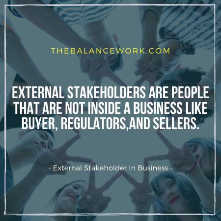 External Stakeholder In Business