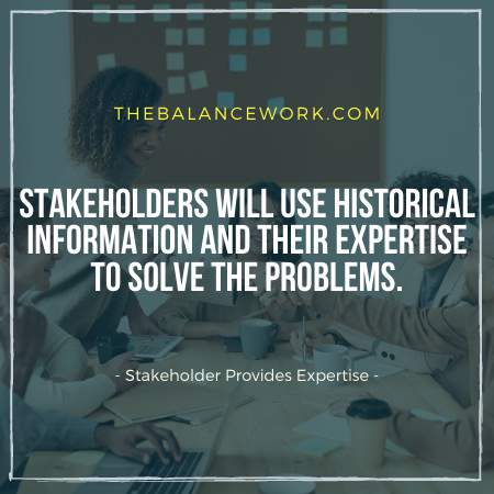 Stakeholders Provides Expertise
