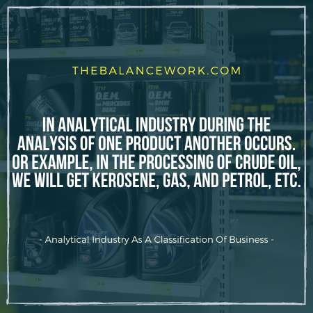 Analytical Industry As A Classification Of Business