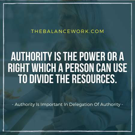 Authority Is Important 