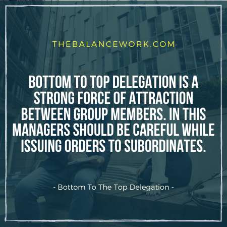 Bottom To The Top Delegation