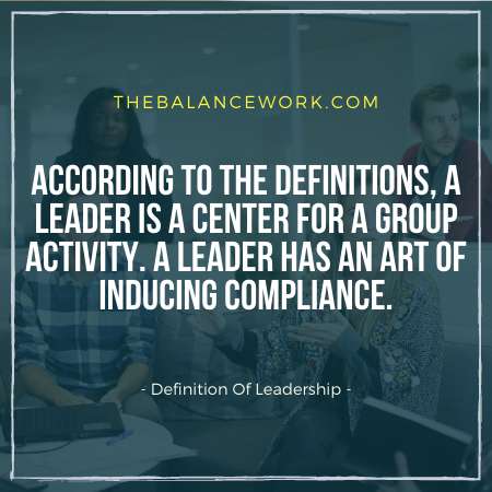 Definition Of Leadership