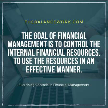 Exercising Controls In Financial Management