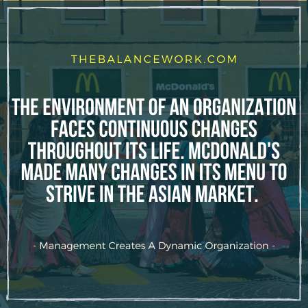 Managements Creates A Dynamic Organization