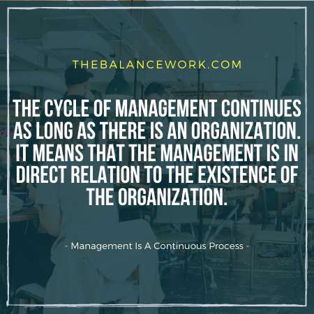 Managements Continuous Process