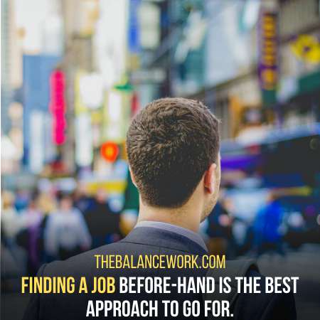 Find A Good Job Before Leaving The Current One