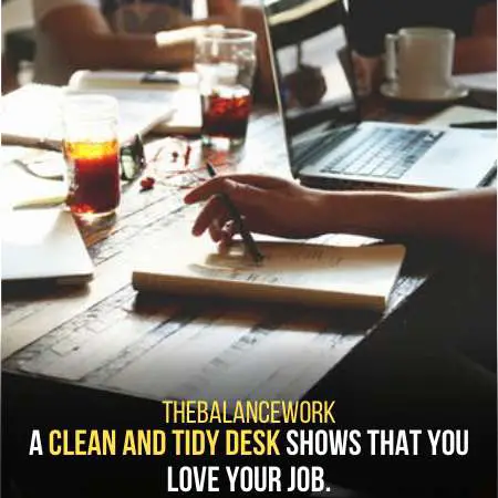 A Clean Desk Can Impress The Boss