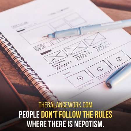 Nepotism At Workplace Is An Issue When People Do Not Follow The Rules