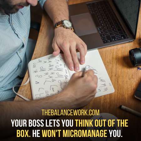 You Get The Freedom To Think Out Of The Box