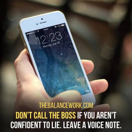 Prefer To Leave A Voice Note To Tell Your Boss