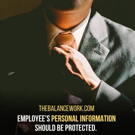 Employee Information Should Be Protected