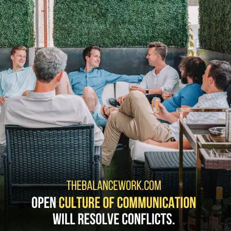 Open Communication Encourages People To Resolve Conflicts