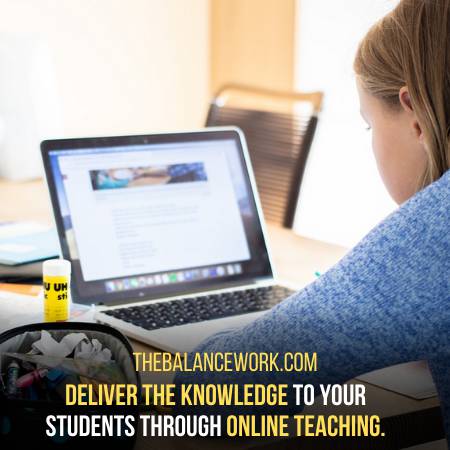 Online Teaching Is A Good Option To Work From Home