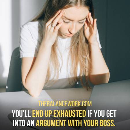 Avoid Arguing With Your Power Seeker Boss