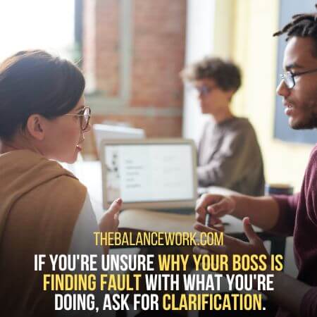 How To Deal With A Boss Who Always Finds Fault (2)