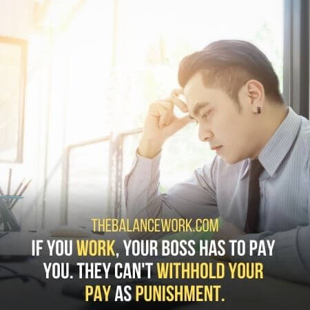 Things Your Boss Can't Legally Do (2)