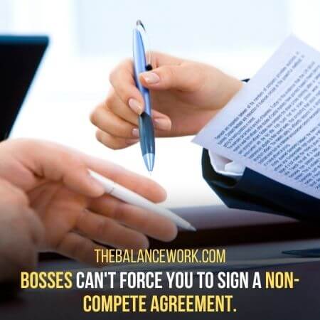 non-compete agreement.