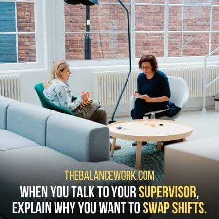 Explain why - How to switch shifts with a coworker