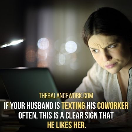 Signs Husband Likes Coworker - Suspicious wife