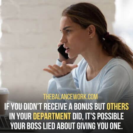 Others  in your department - Signs Your Boss Lied About Bonus 