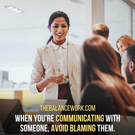 Avoid blaming - Should Bosses Yell At Employees