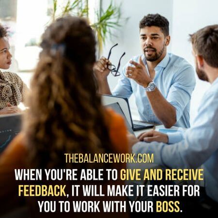 Give and receive feedback