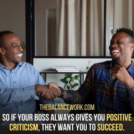 Positive criticism