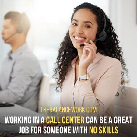 Call center - Jobs for people with no skills