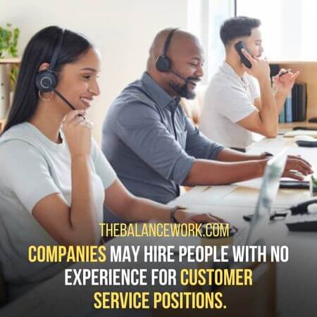 Customer  service positions - jobs for people with no experience