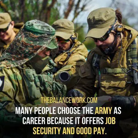 Job  security and good pay - Is the army a good career path