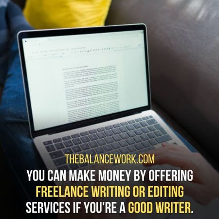 Freelance writing or editing
