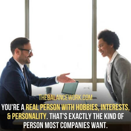 Real person with hobbies, interests, & personality - how to introduce yourself in internal interview