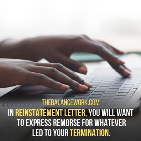 Reinstatement letter
