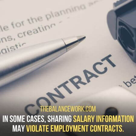 Violate employment contracts.