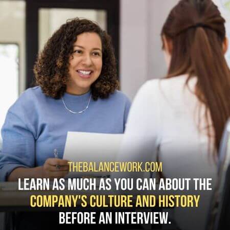 Company's culture and history - how to interview when you know the interviewer
