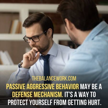 Defense mechanism- why is my boss passive aggressive