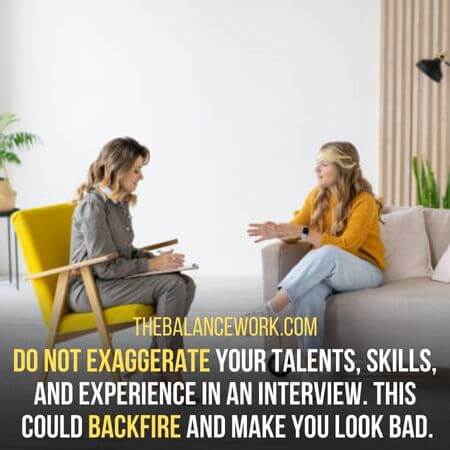 Do not exaggerate - how to interview when you know the interviewer