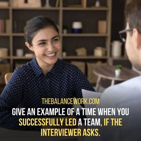Successfully led - What To Say About Yourself In An Interview 