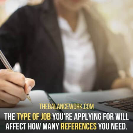  Type of job - how many job references should you have (and who to ask)