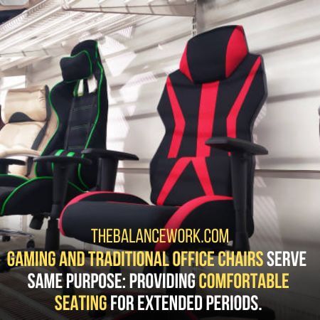 Gaming and traditional office chairs -are gaming chairs good for office work