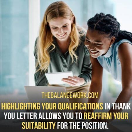 Highlighting your qualifications - Messed up interview thank you letter