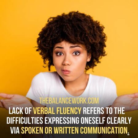 Verbal fluency - signs of low intelligence